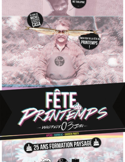 affiche fete du printemps