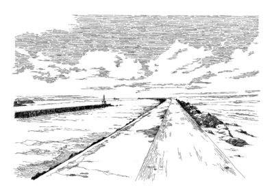 1 km sur l'Atlantique - Tarnos
